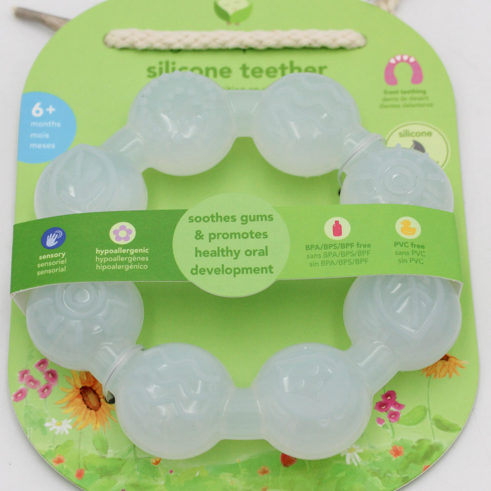SILICONE RING TEETHER -0-6 MO NI