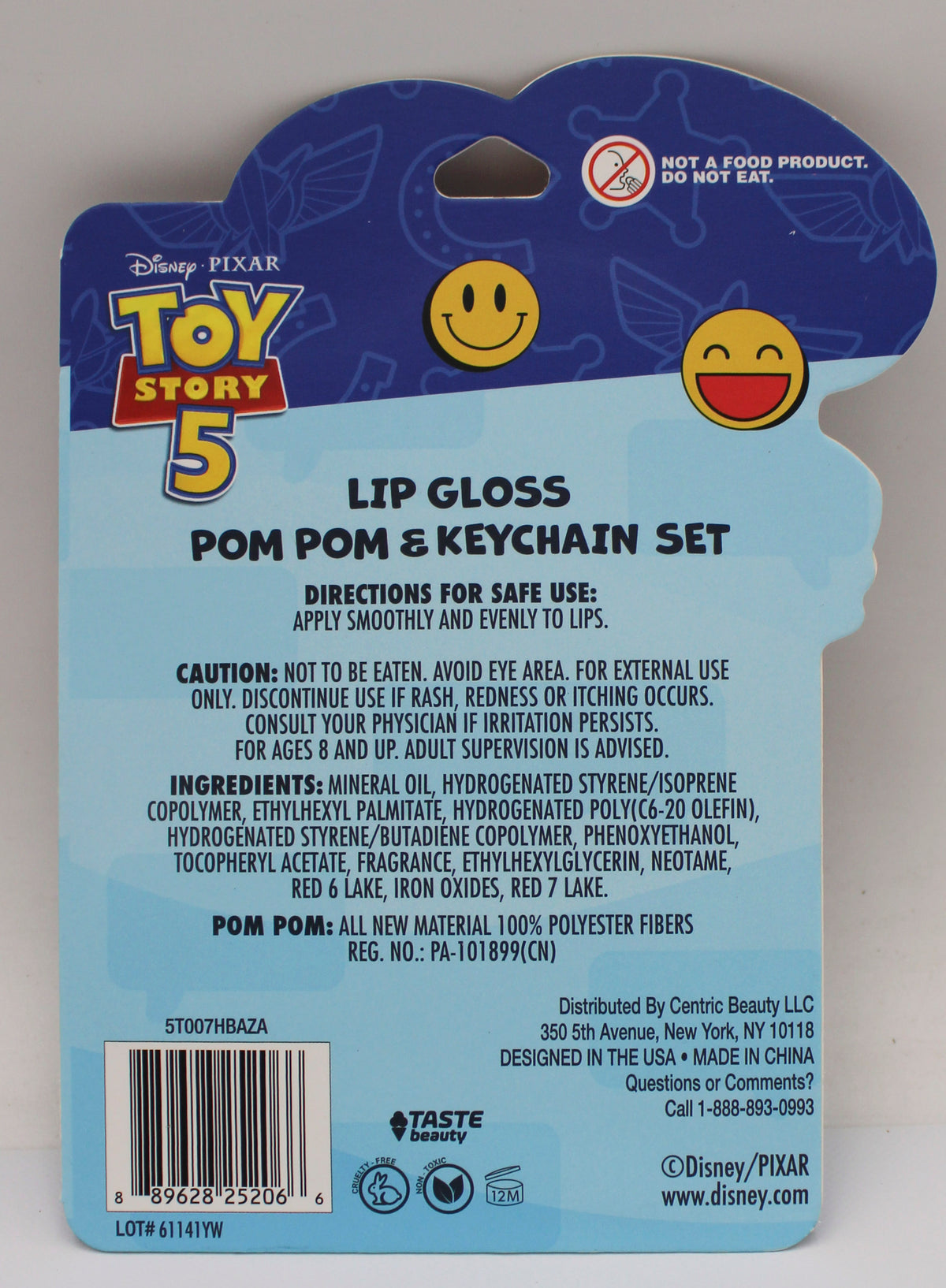 DISNEY TOY STORY 5 LIP GLOSS KEY CHAIN JESSIE NI