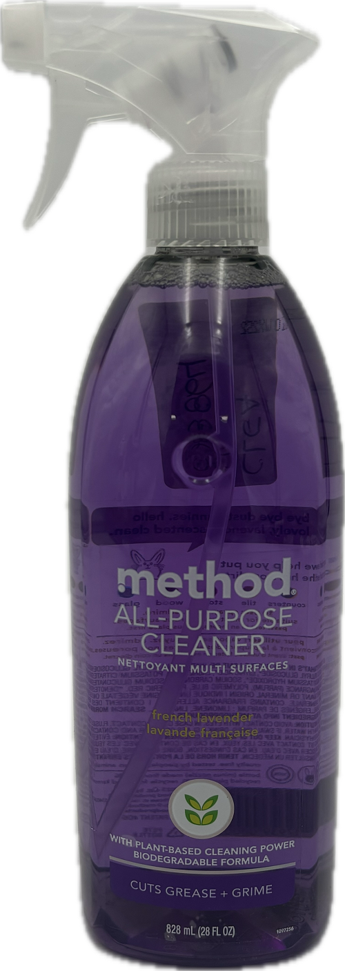 METHOD ALL PURPOSE CLEANER 28oz TRIGGER FRENCH LAVENDER NA