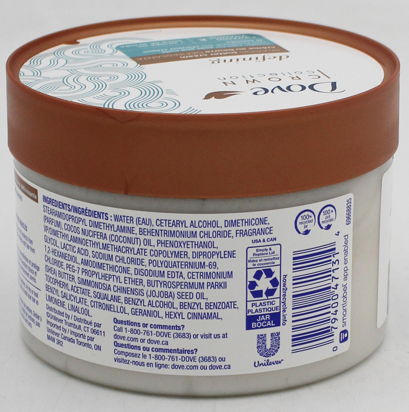 DOVE DEFINING SHAPING CREAM 10.5oz/297g
