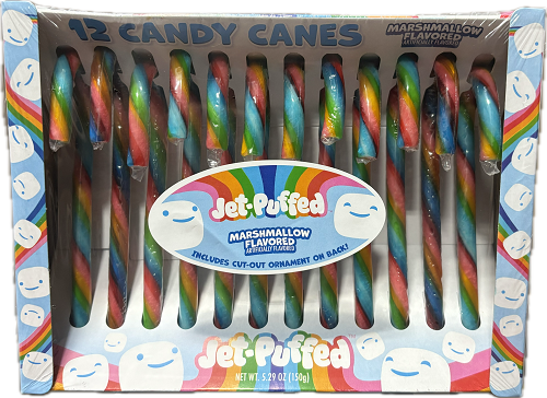 JET-PUFFED 12ctCANDY CANES 5.29oz MARSHMALLOW   BEST BY 5/01/26