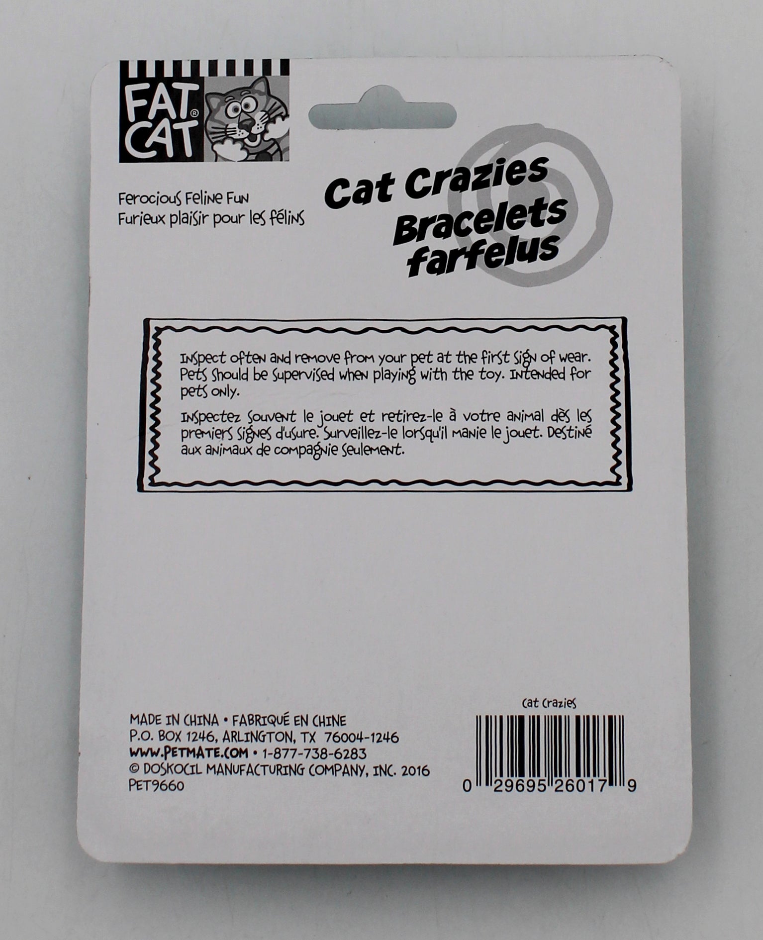 PETMATE CAT CRAZIES CAT TOYS 4CT