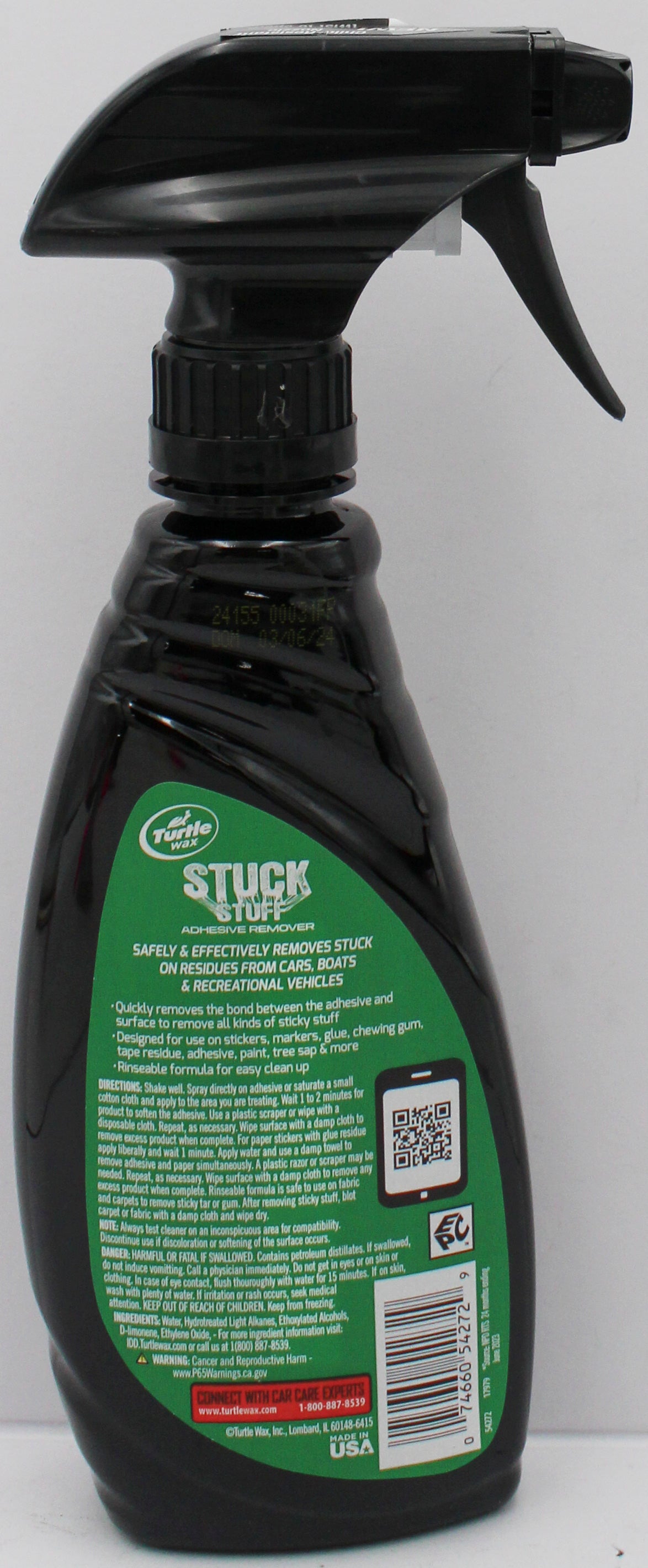 TURTLE WAX STUCK STUFF REMOVER 12 Oz.