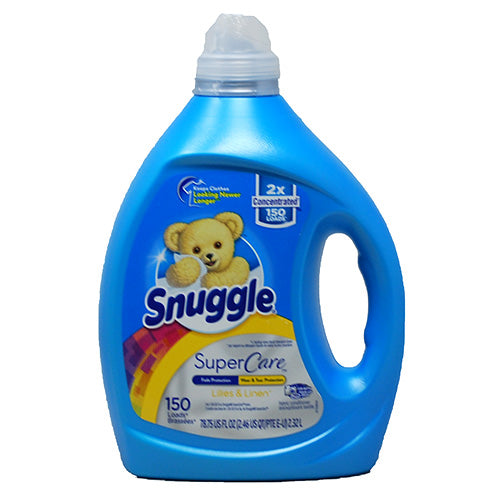 SNUGGLE SUPER CARE LIQUID  SOFTENER 78.75oz-LILIES/LINEN