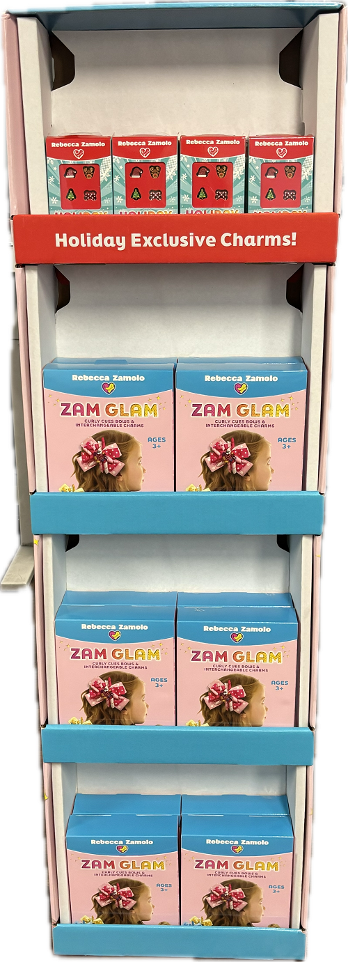 REBECCA ZAMOLO HOLIDAY HAIR BOW 24PC SIDEKICK