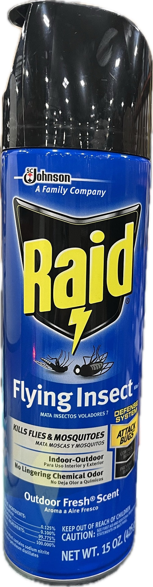 SP RAID FLYING INSECT KILLER 15oz-OUTDOOR FRESH.
