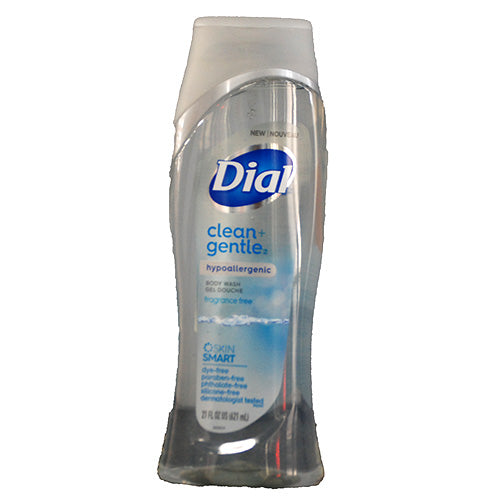 DIAL CLEAN/GENTLE HYPOALLERGENIC BODY WAS 21OZ-FRAGRANCE FREE