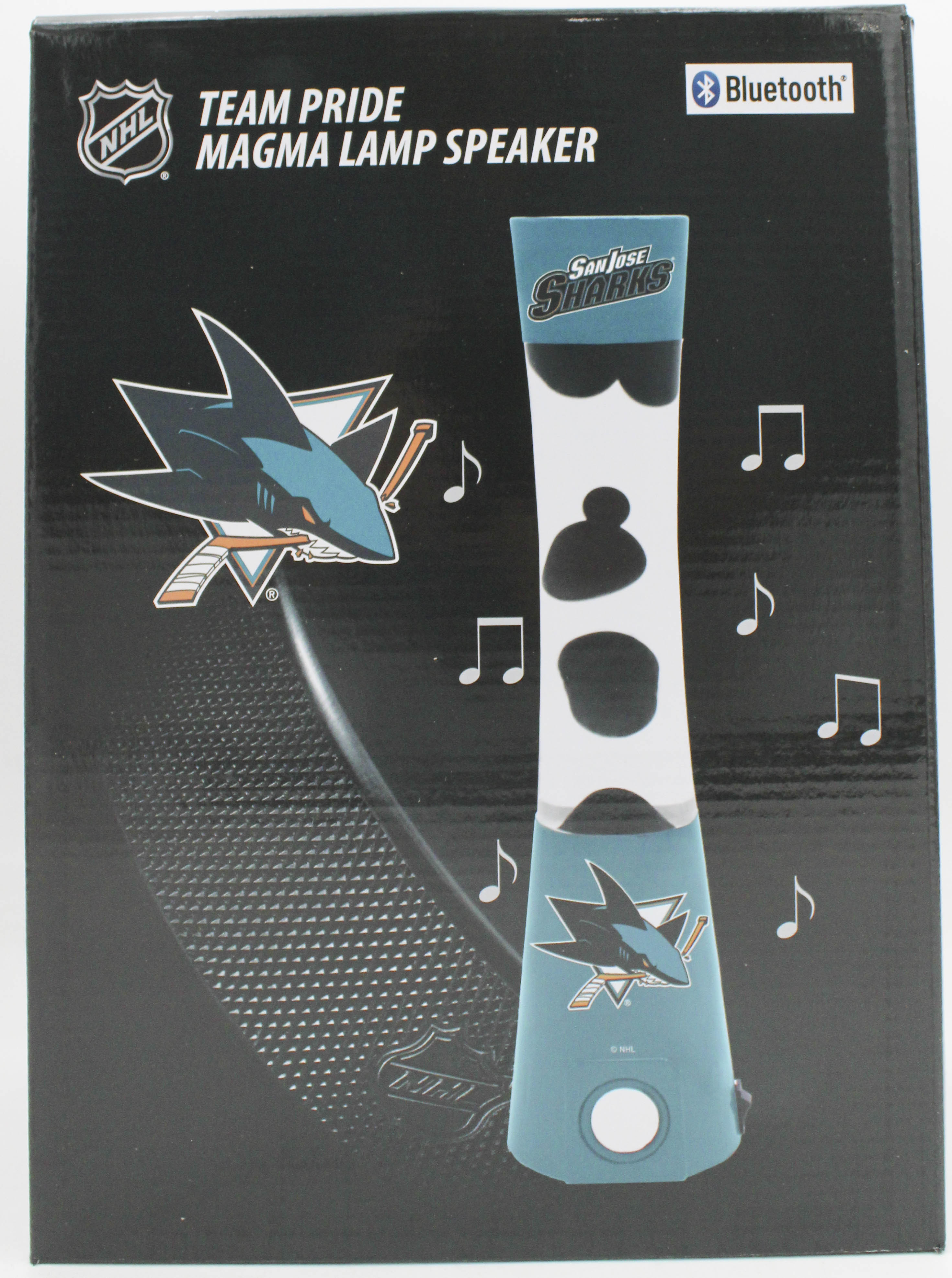 NHL SAN JOSE SHARKS LAVA LAMP SPEAKER 16.5"