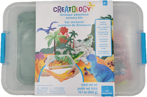 CREATOLOGY DINOSAUR ADVENTURE SENSORY BIN SET ENSEMBLE 14.1oz