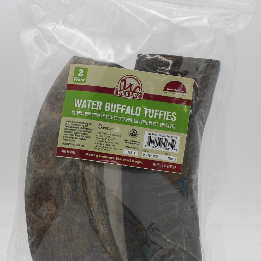 WILD EATS WATER BUFFALO TUFFIE 8" 2PK BEST BY 1/30/27