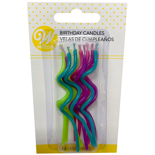 WILTON BIRTHDAY CANDLES 12CT-ASST