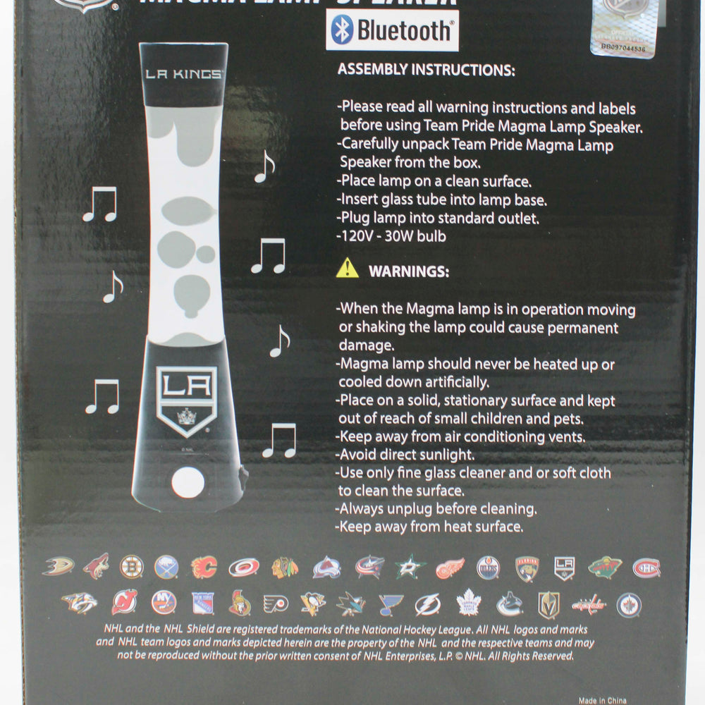 NHL LOS ANGELES KINGS LAVA LAMP SPEAKER 16.5"