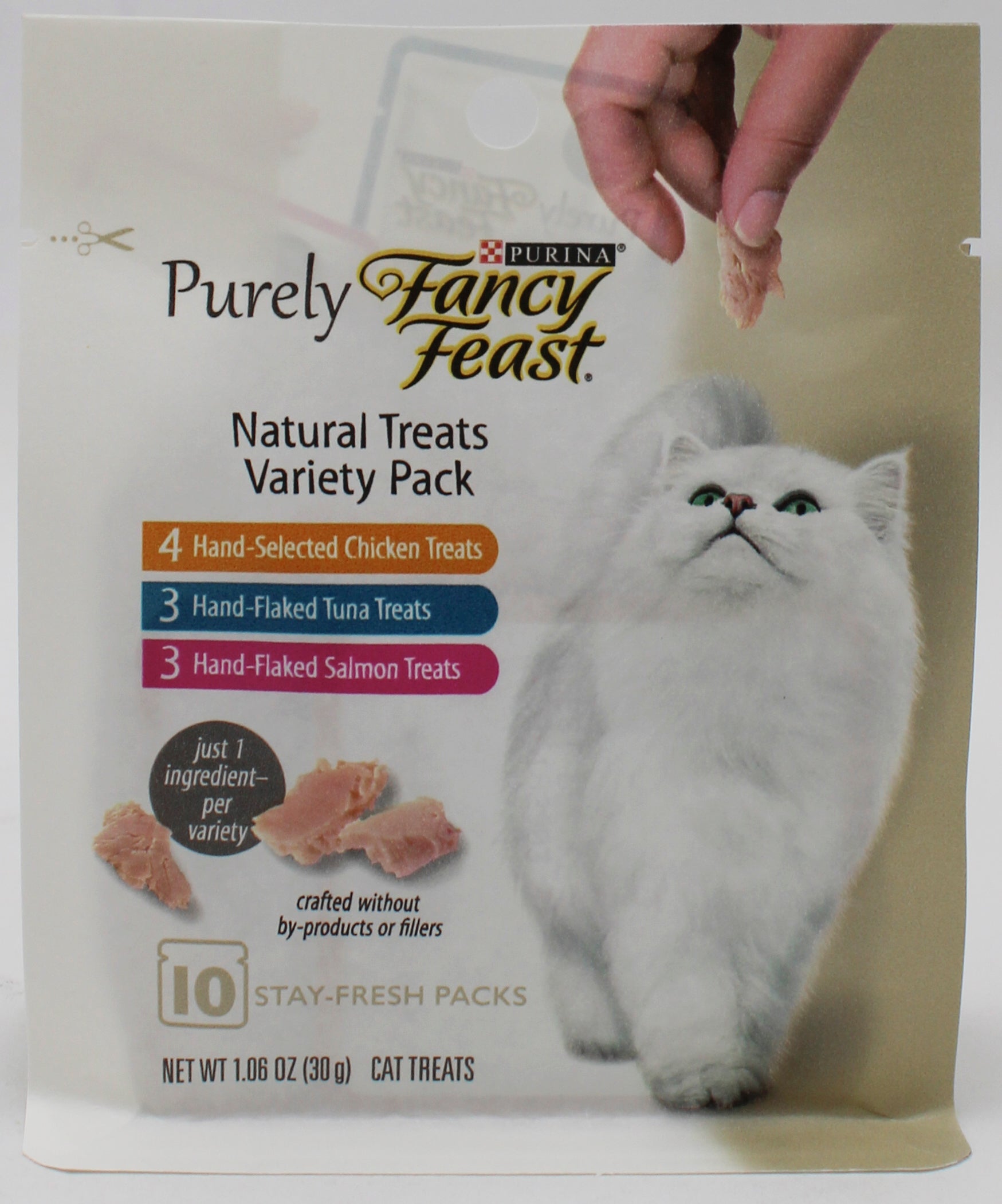 PURINA FANCY FEAST PURELY NATURAL CAT TREATS VARIETY PACK 1.06-OZ NI BB 11/30/26