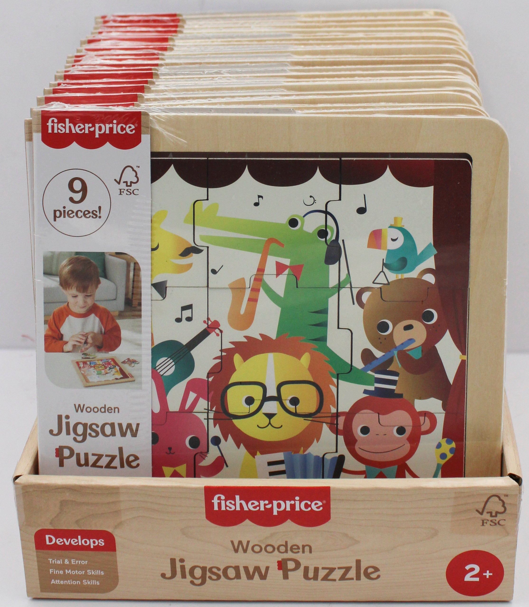 FISHER-PRICE WOODEN JIGSAW PUZZLE