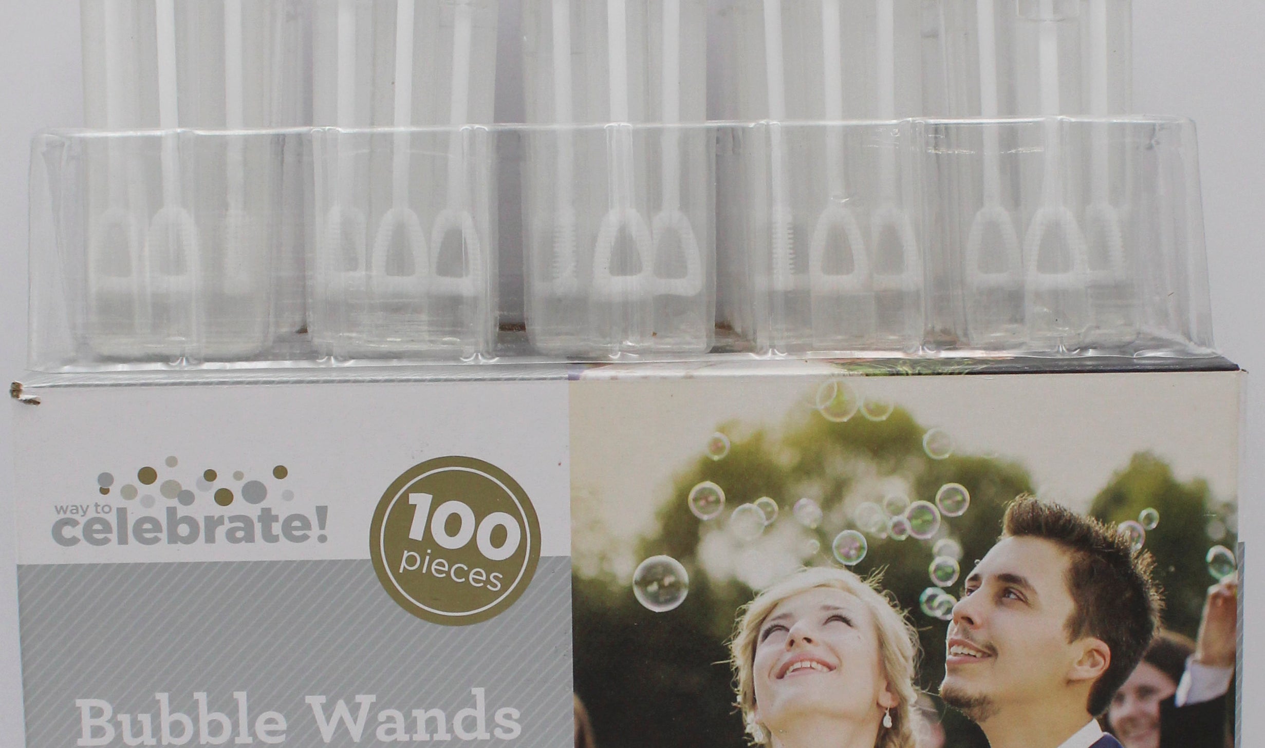 100CT BUBBLE WANDS FOR EVENTS, WEDDINGS, PARTIES