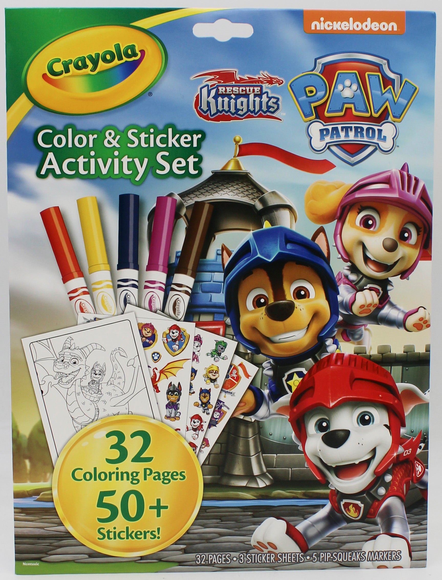 COLOR & STICKER ACTIVITY SET, PAW PATROL NI