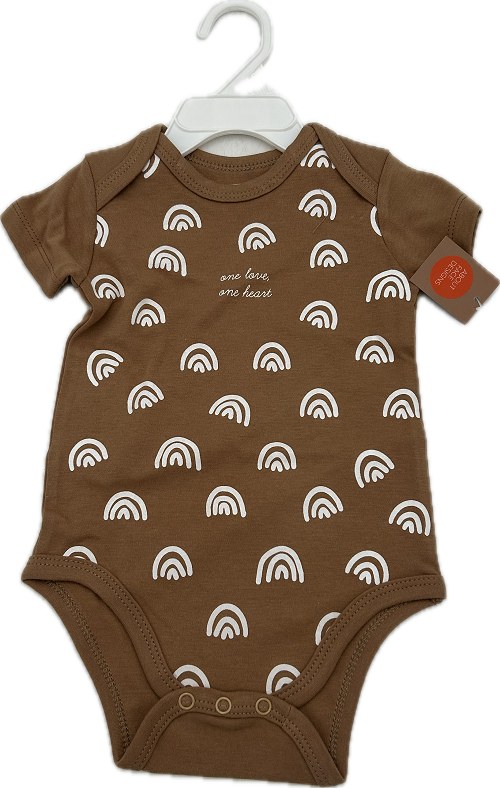 ONE LOVE ONESIE 3-6 MONTHS