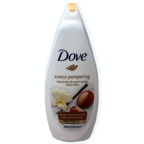 DOVE BODYWASH 750ML-SHEA BTTR/VNLLA