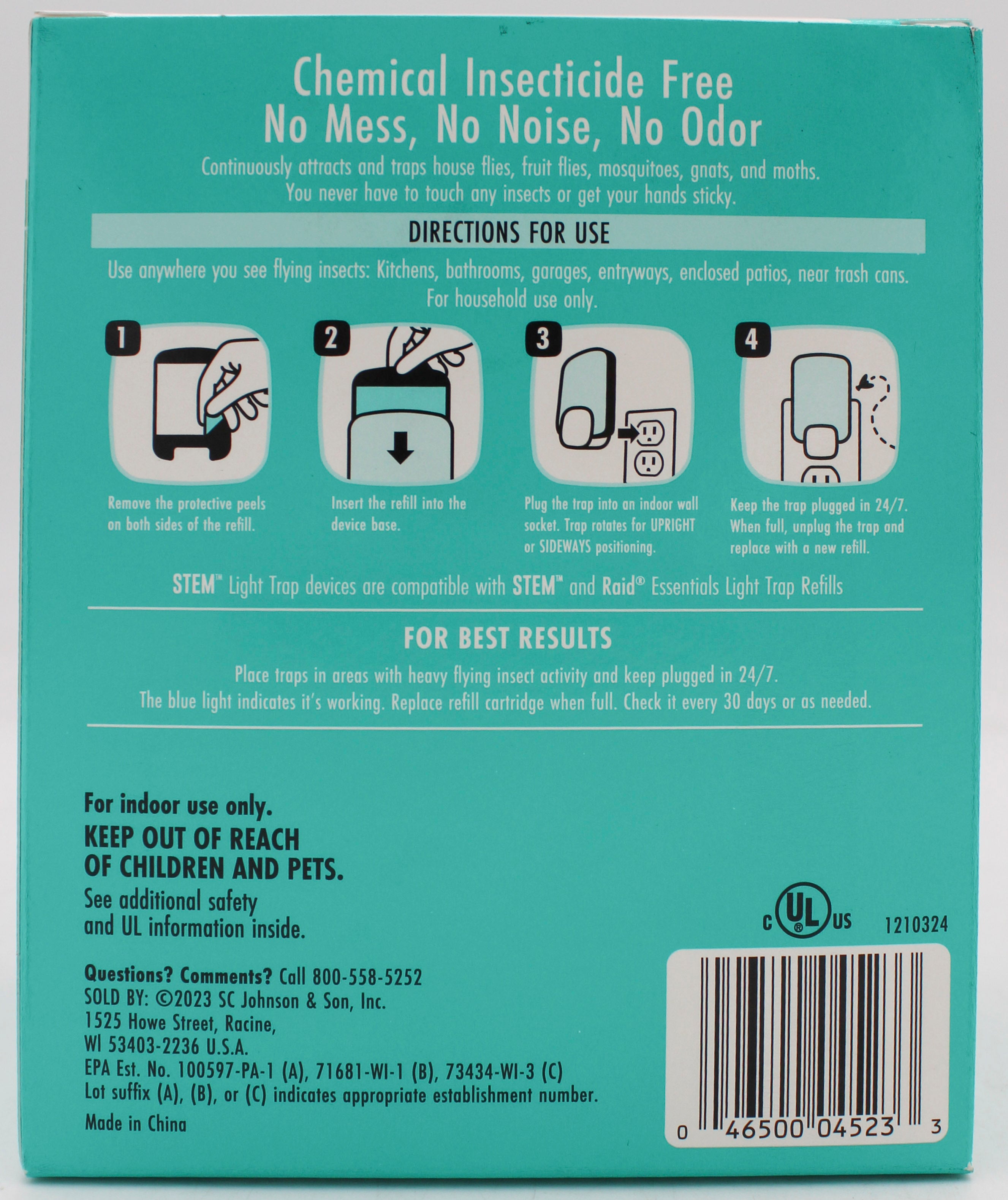 SP STEM LIGHT TRAP FLYING INSECTS