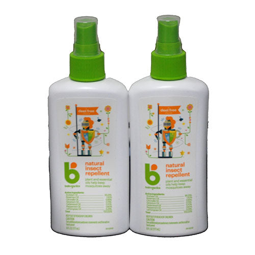 BABYGANICS BUG SPRAY 2PK 6OZ US