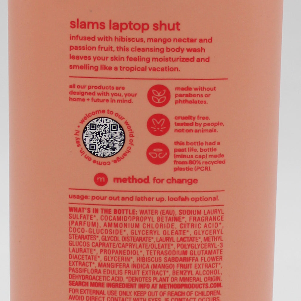 SP METHOD BODY WASH  18oz ISLAND MIST