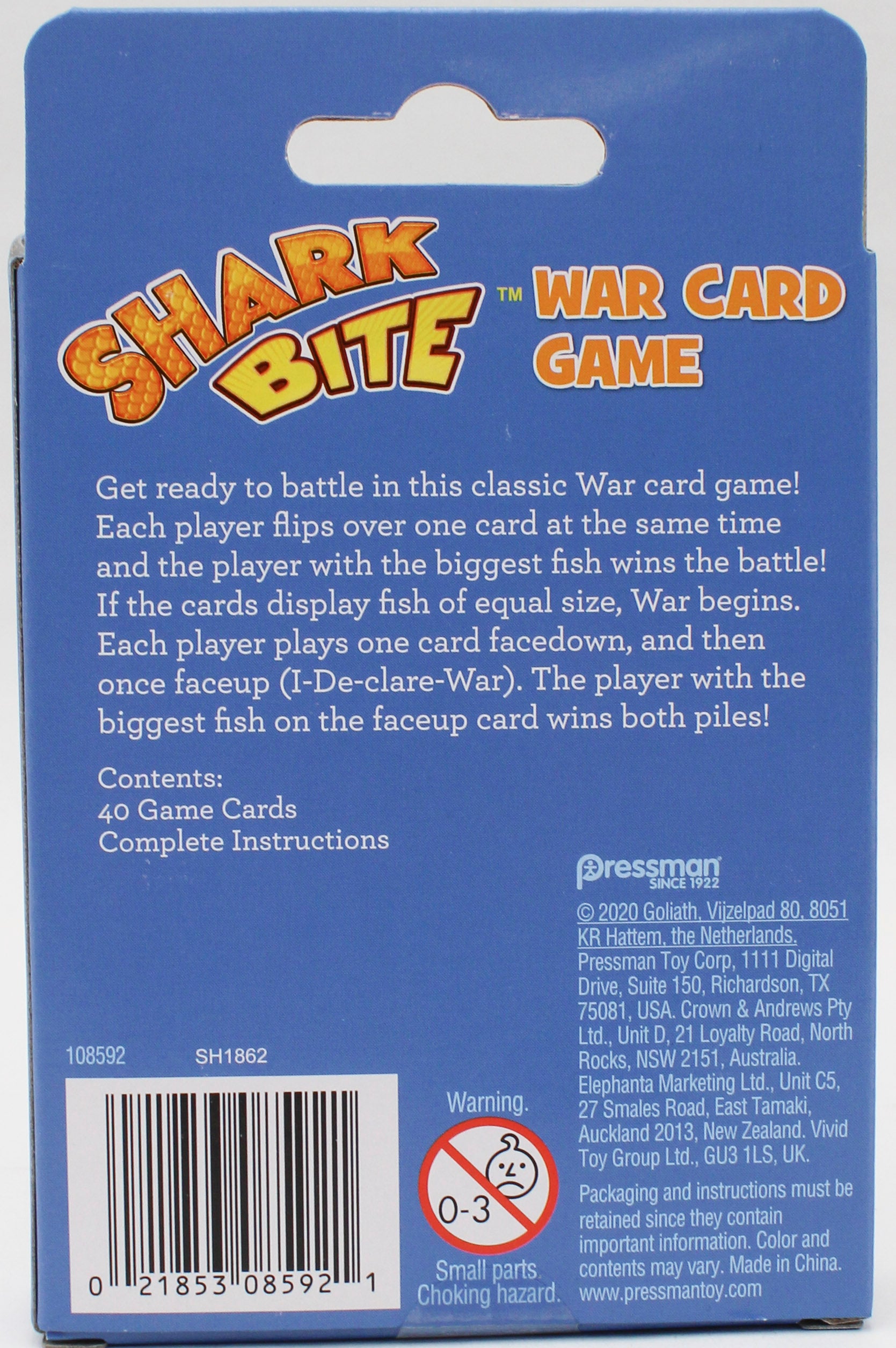 PRESSMAN SHARK BITE: WAR CARD GAME