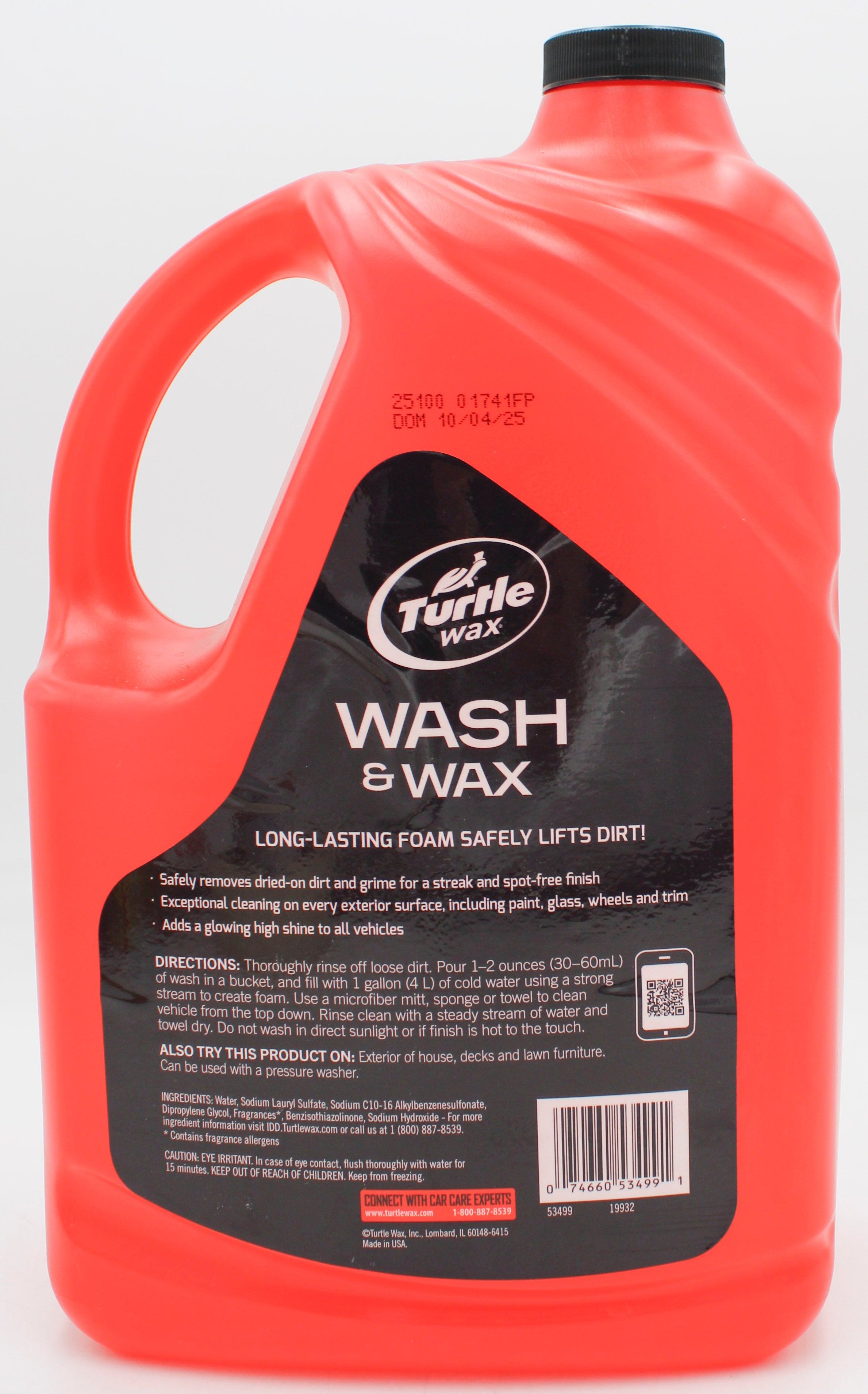 SP TURTLE WASH & WAX FRESH BERRY SCENT 128 oz'