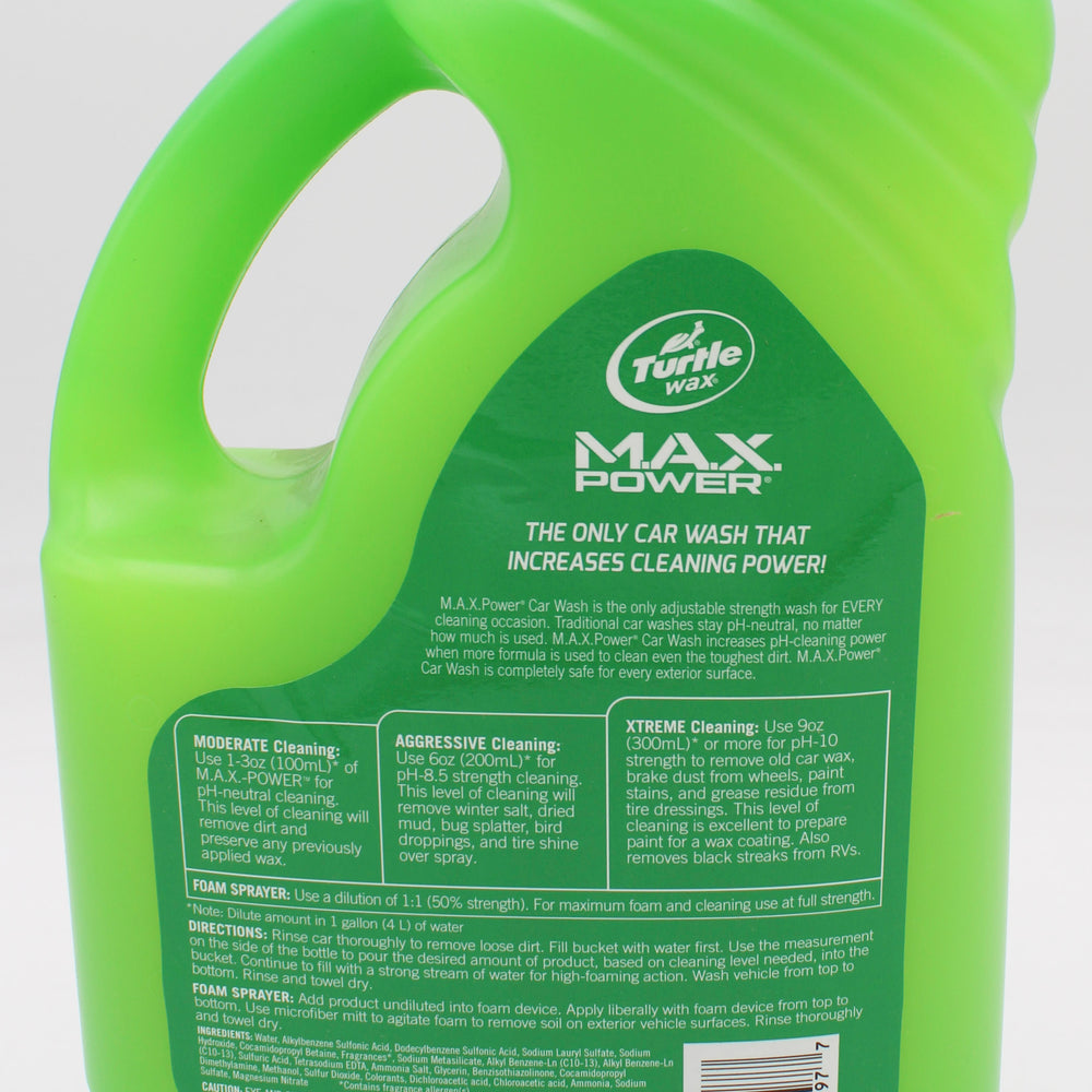 SP TURTLE WAX MAX-POWER CAR WASH 100FL oz