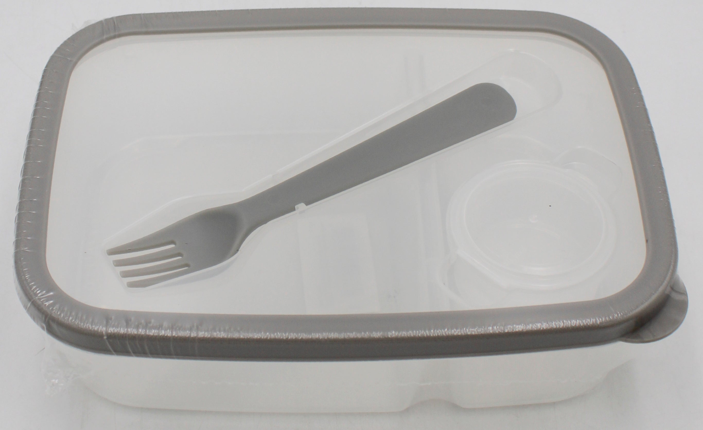 BYO LUNCH BOX W FORK N DRESSING CONTAINER  - ALLOY NI.