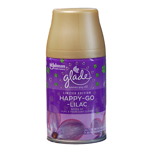GLADE AUTO SPRAY REFILL 6.2OZ-HAPPY GO LILAC