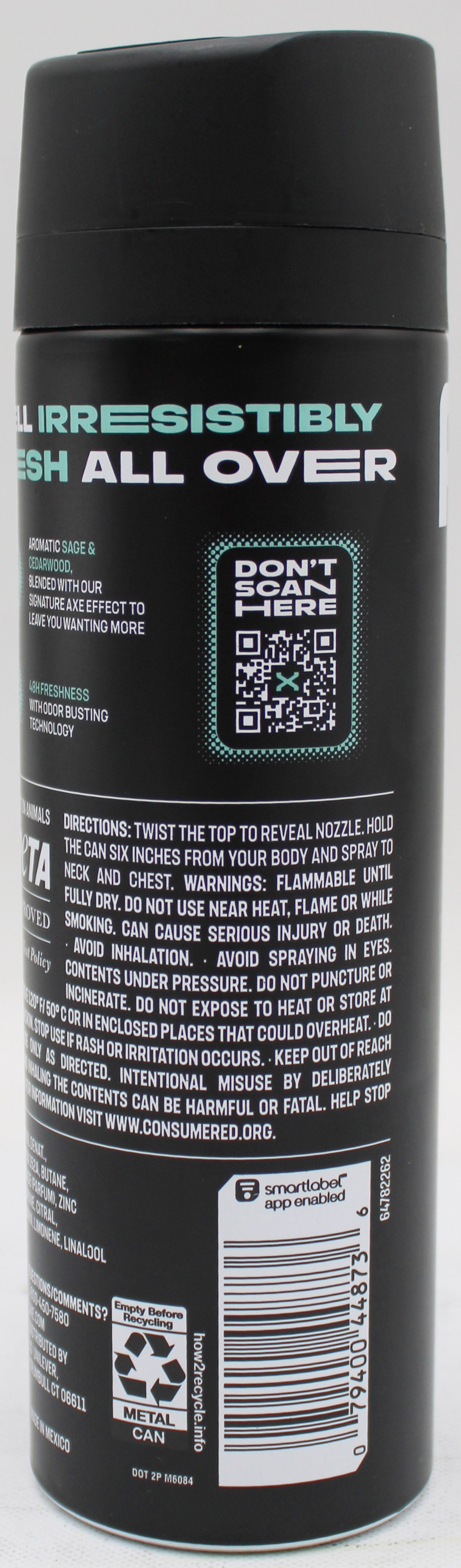 AXE BODY SPRAY APOLLO 5.1oz