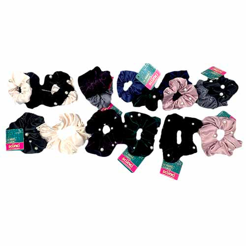 SCUNCI SCRUNCHIE 24CT-ASST DSPLY-NI