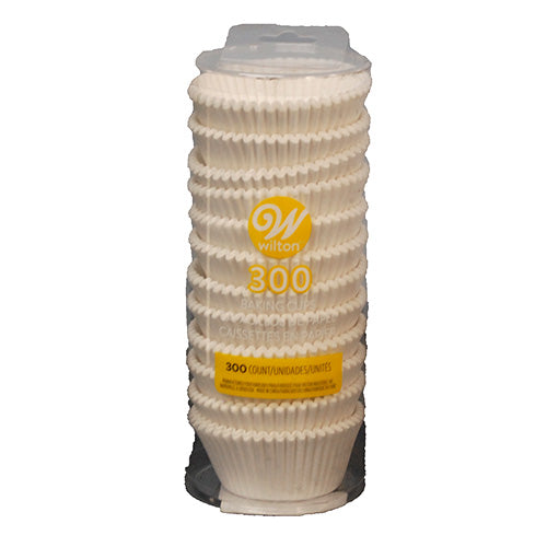 WILTON BAKING CUP WHITE STANDARD 300CT