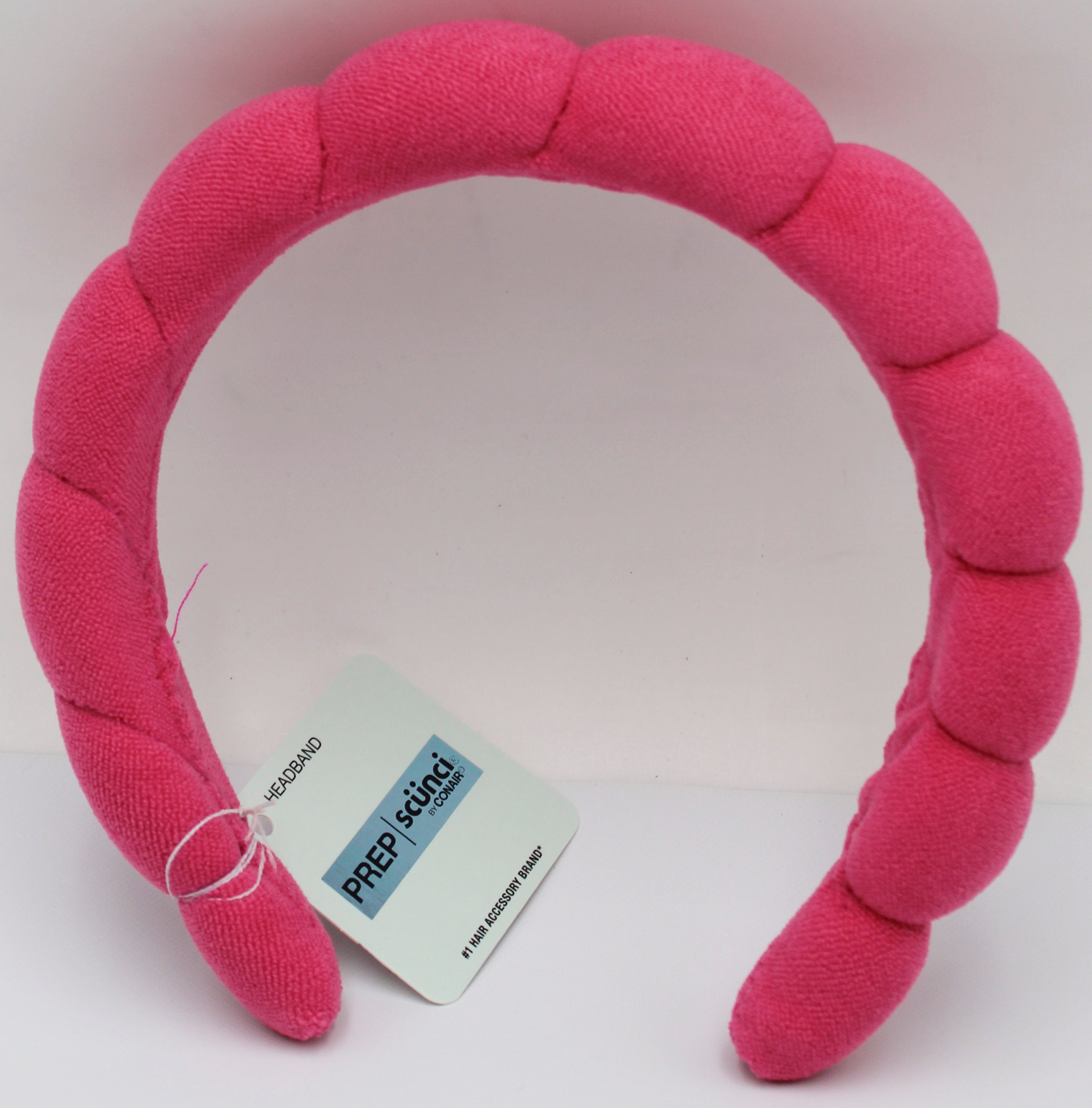 Scrunci Bubble Headband Magenta Holiday Edition