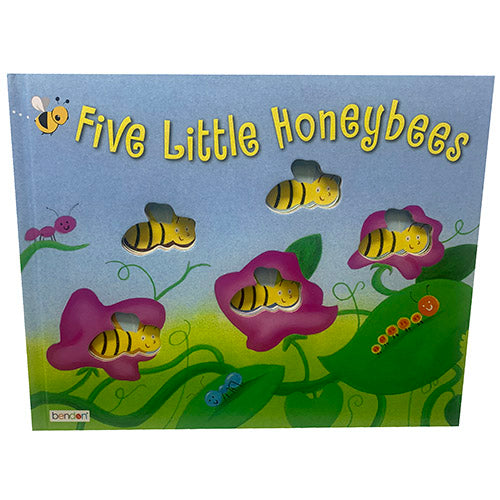 BOARD BOOK ($5)FIVE LITTL HONEYBEES