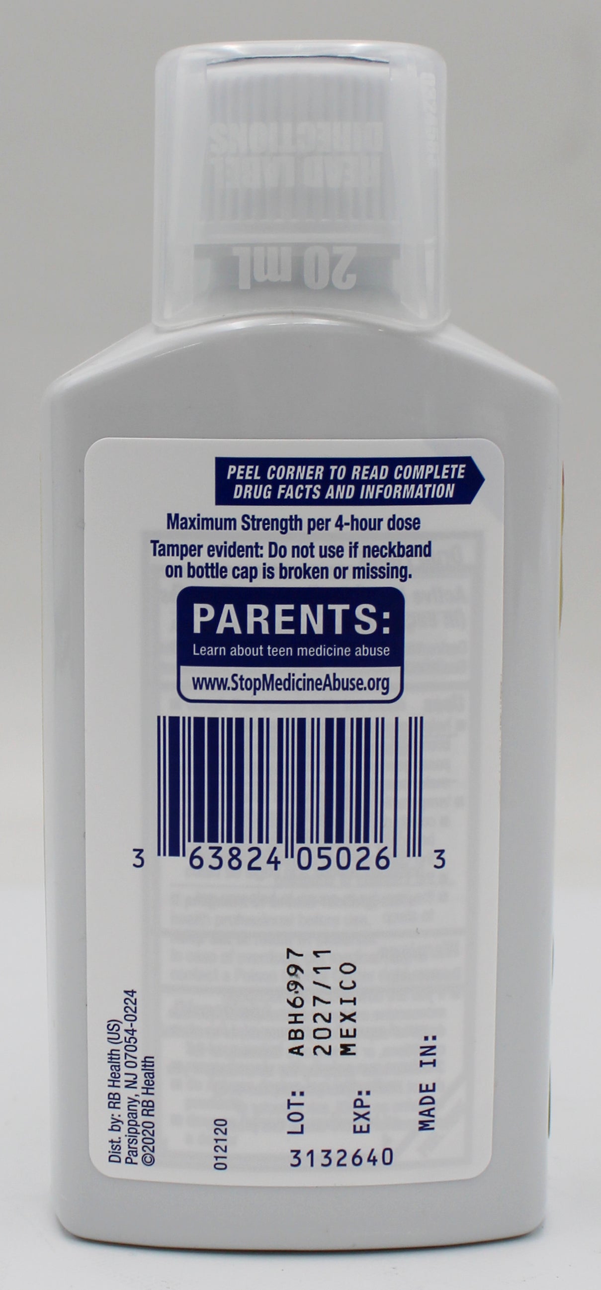 MUCINEX® FAST-MAX® DM Max Adult Liquid  Honey & Berry 6 oz. NI 11/30/2027