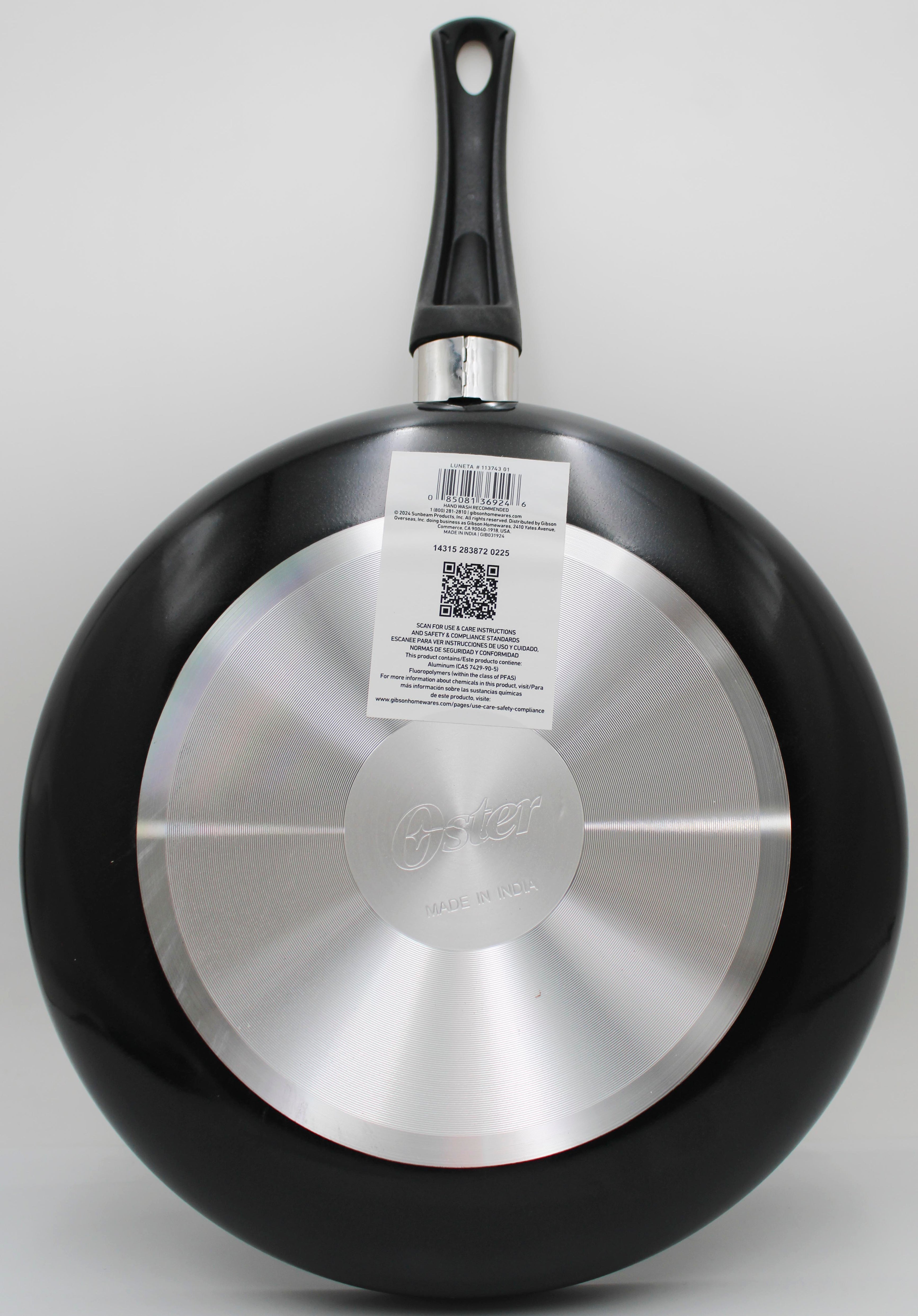 12in OSTER FRY PAN NS - BLACK IN