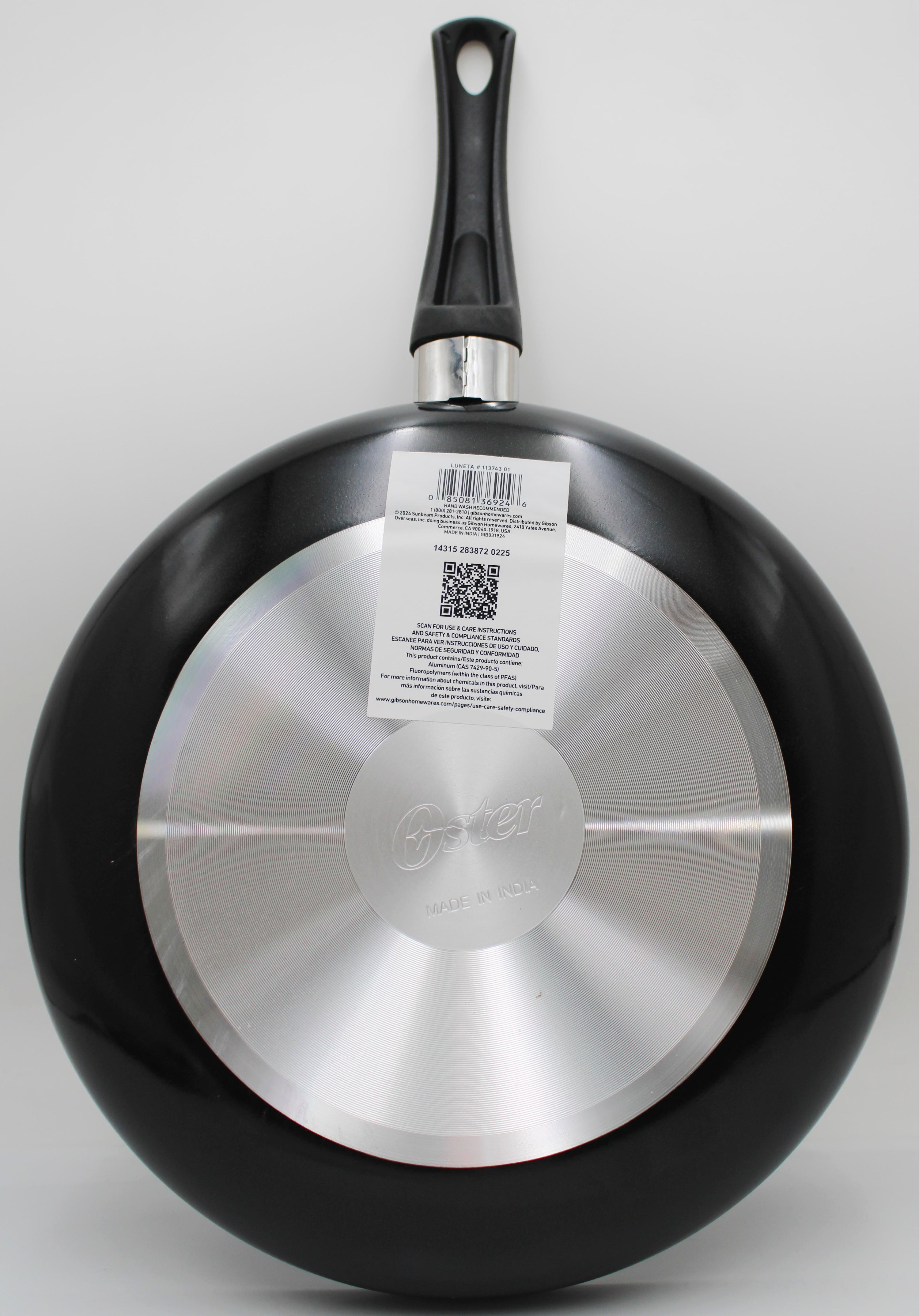12in OSTER FRY PAN NS - BLACK IN