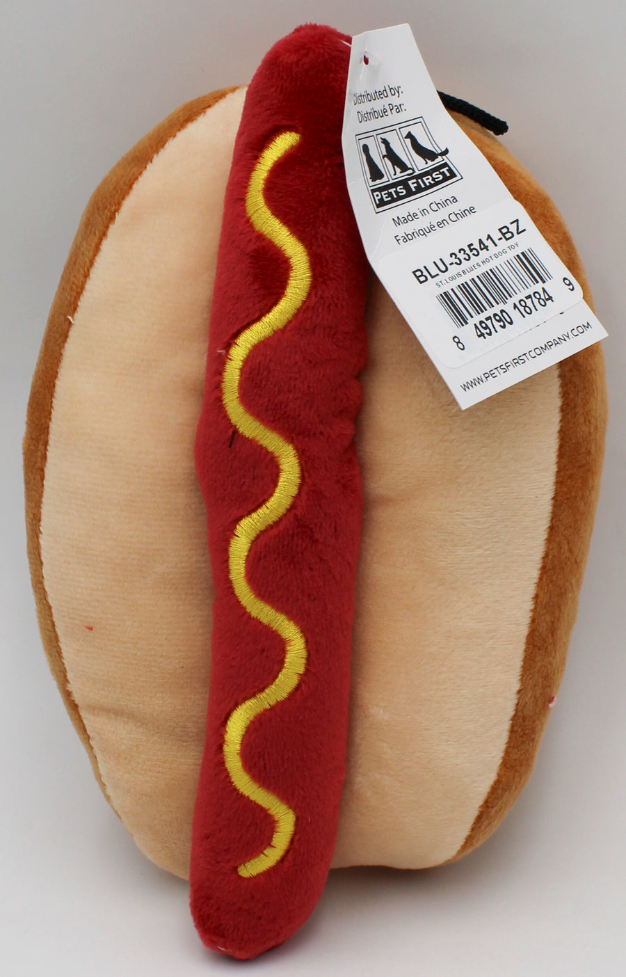 NHL  ST. LOUIS BLUES HOT DOG DOG TOY NI