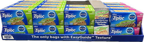 ZIPLOC EASY GUIDE MIXED DISPLAY