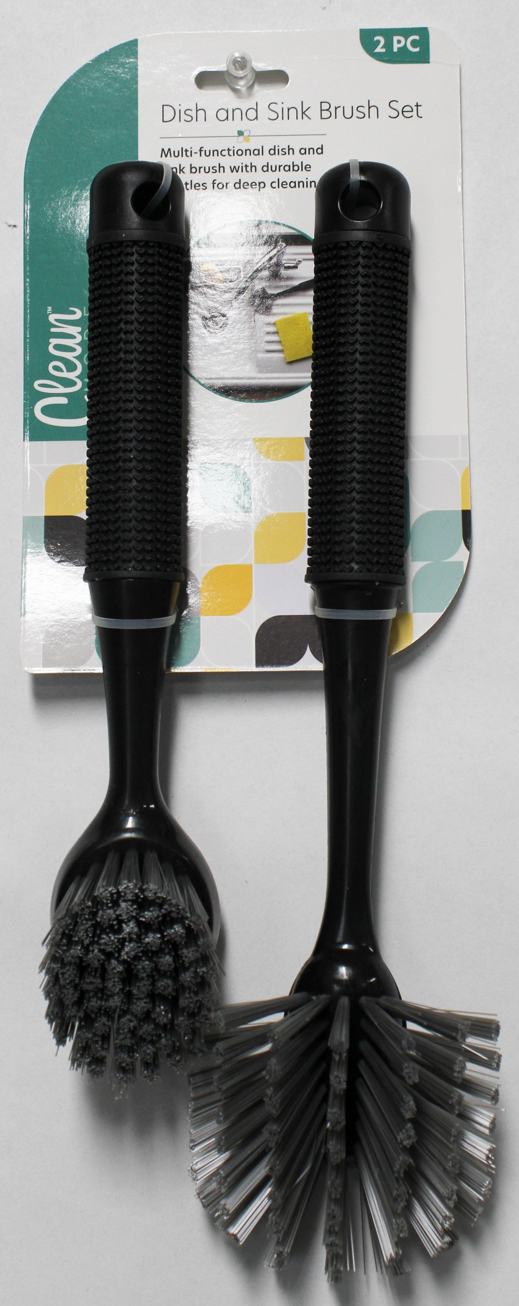 2CT DISH BRUSH SET NI