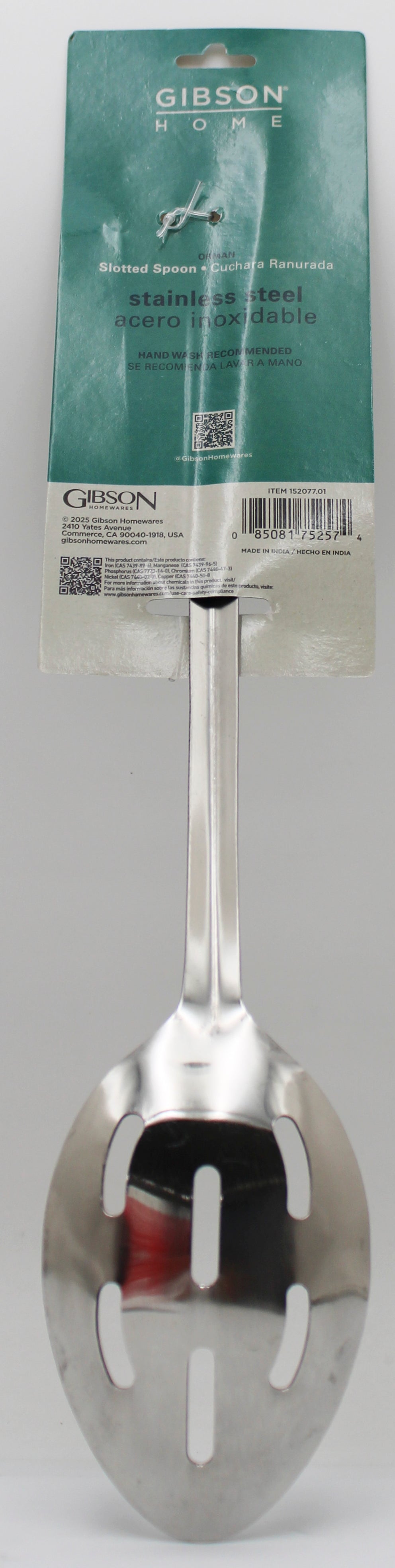 13in GIBSON SS SLOTTED SPOON NI