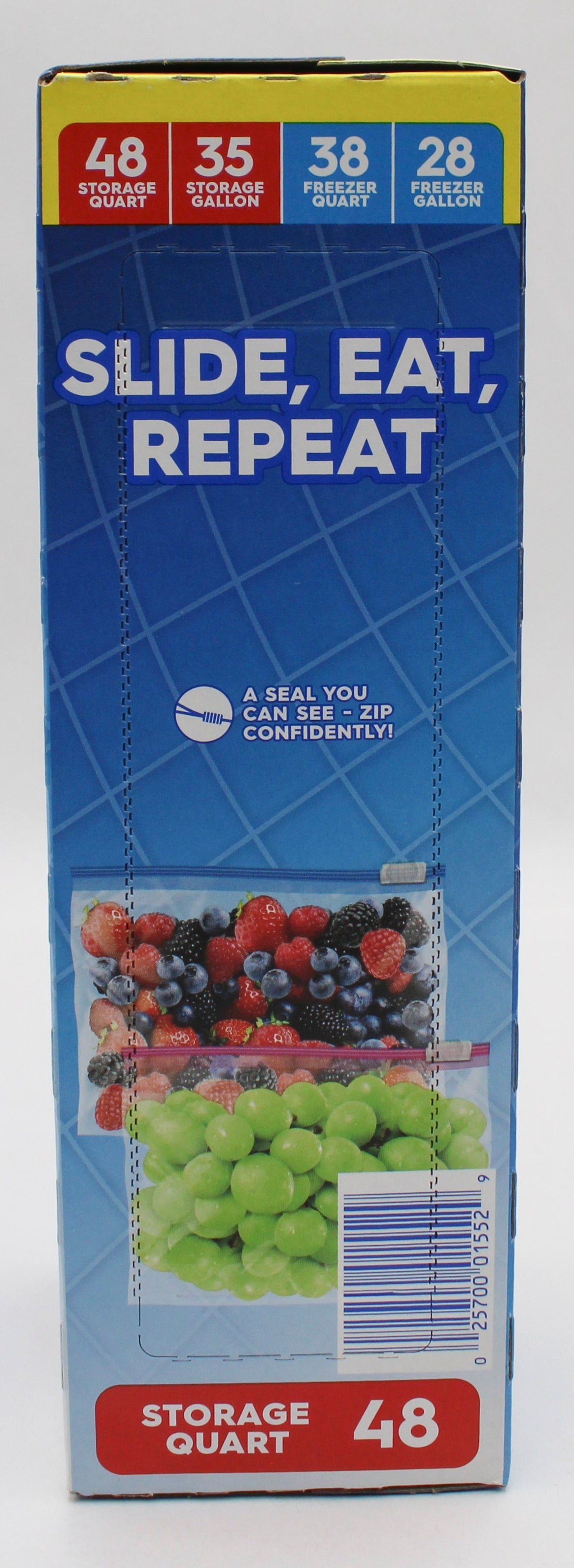 SP ZIPLOC BAG  48CT STORAGE QUART (IMPERFECT)