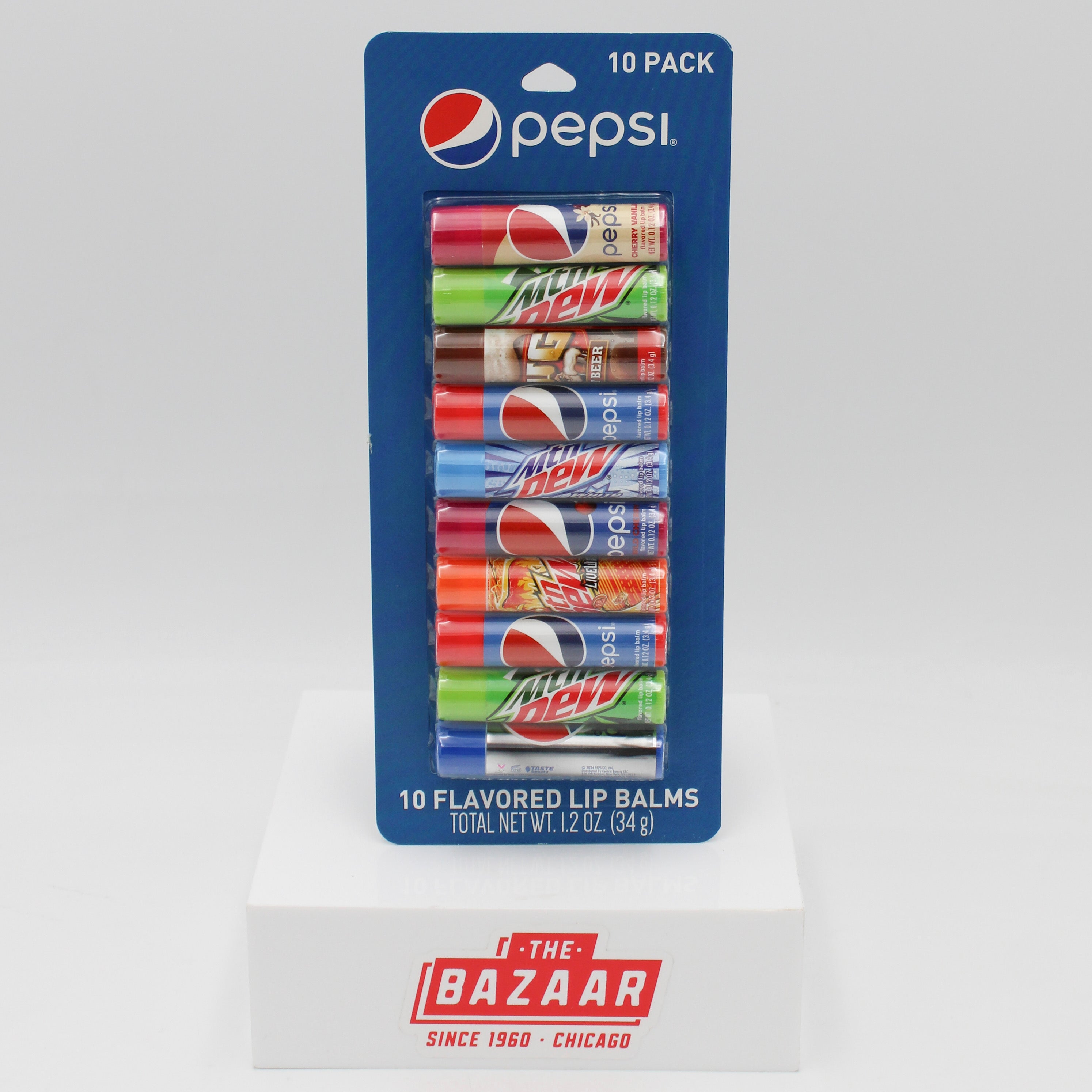 PEPSI FLAVORED LIP BALM 10ct NI