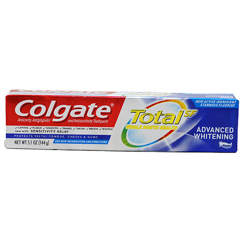 COLGATE TOTAL T/PASTE 3.4oz(10/22)ADVNCD WHITENING NI