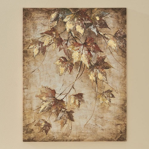 AUTUMN LEAVES CANVAS PRINT 21"L x 27"W