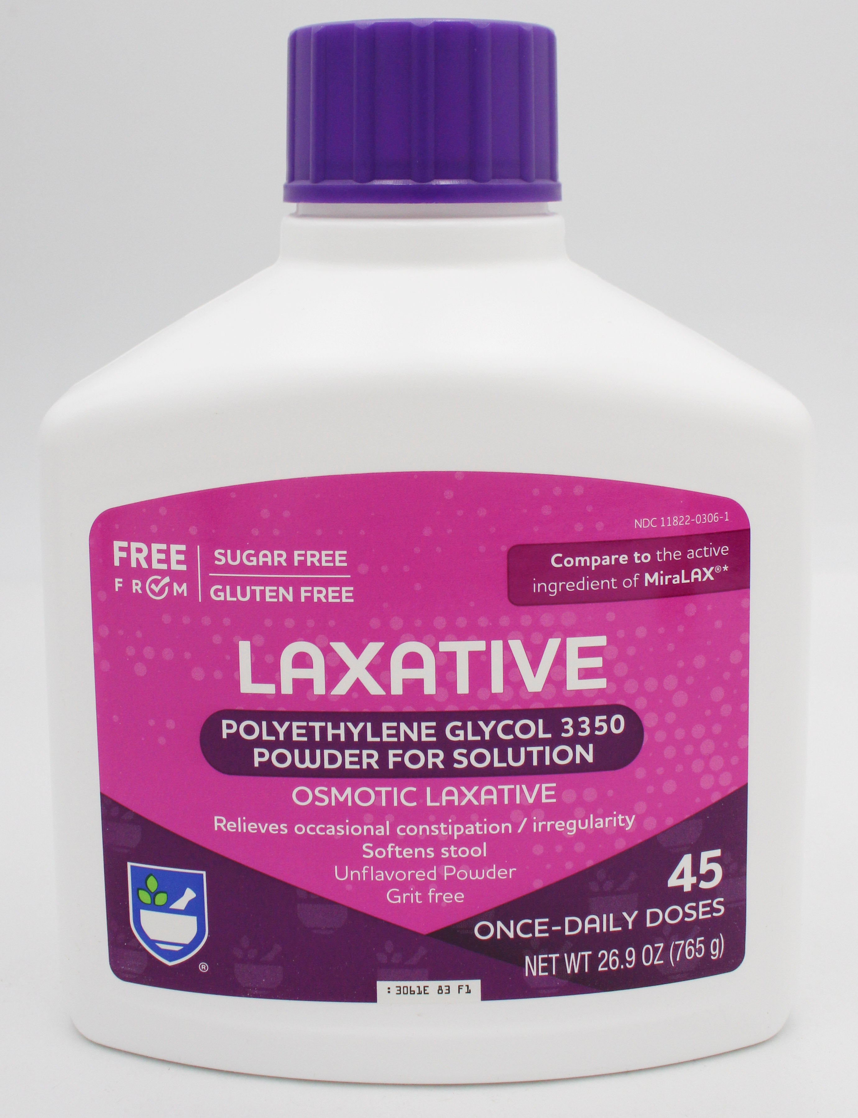 RITE AID LAXATIVE POWDER 26.9oz EXP 9/30/2027 COMPARES TO MiraLax