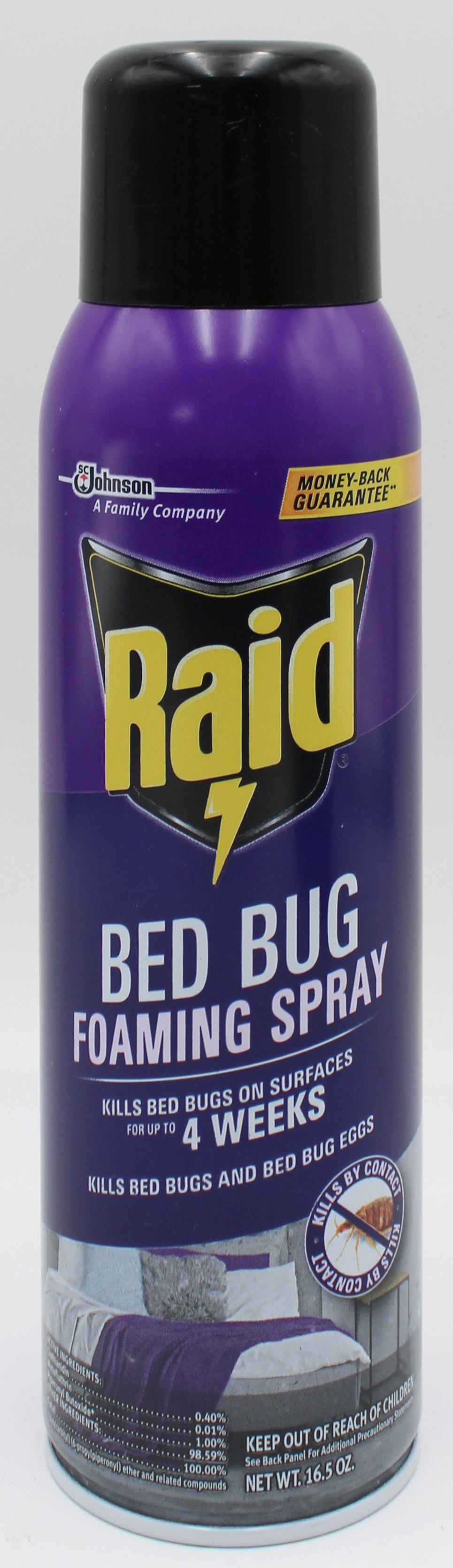 RAID Bed Bug Foaming Spray Treatment 16.5oz