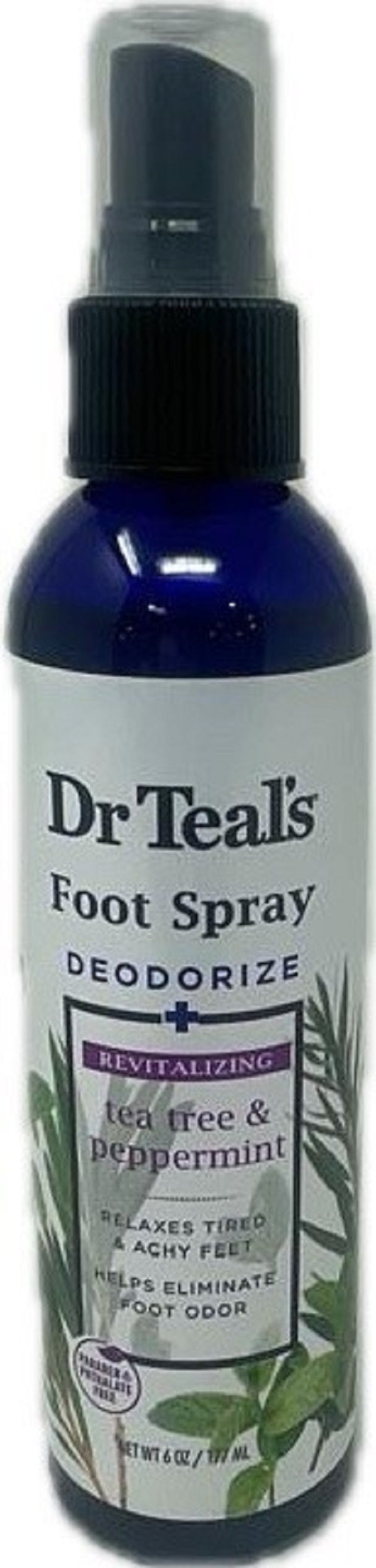 SP DR TEAL'S FOOT SPRAY DEODORIZE TEA TREE & PEPPERMINT 6oz NI