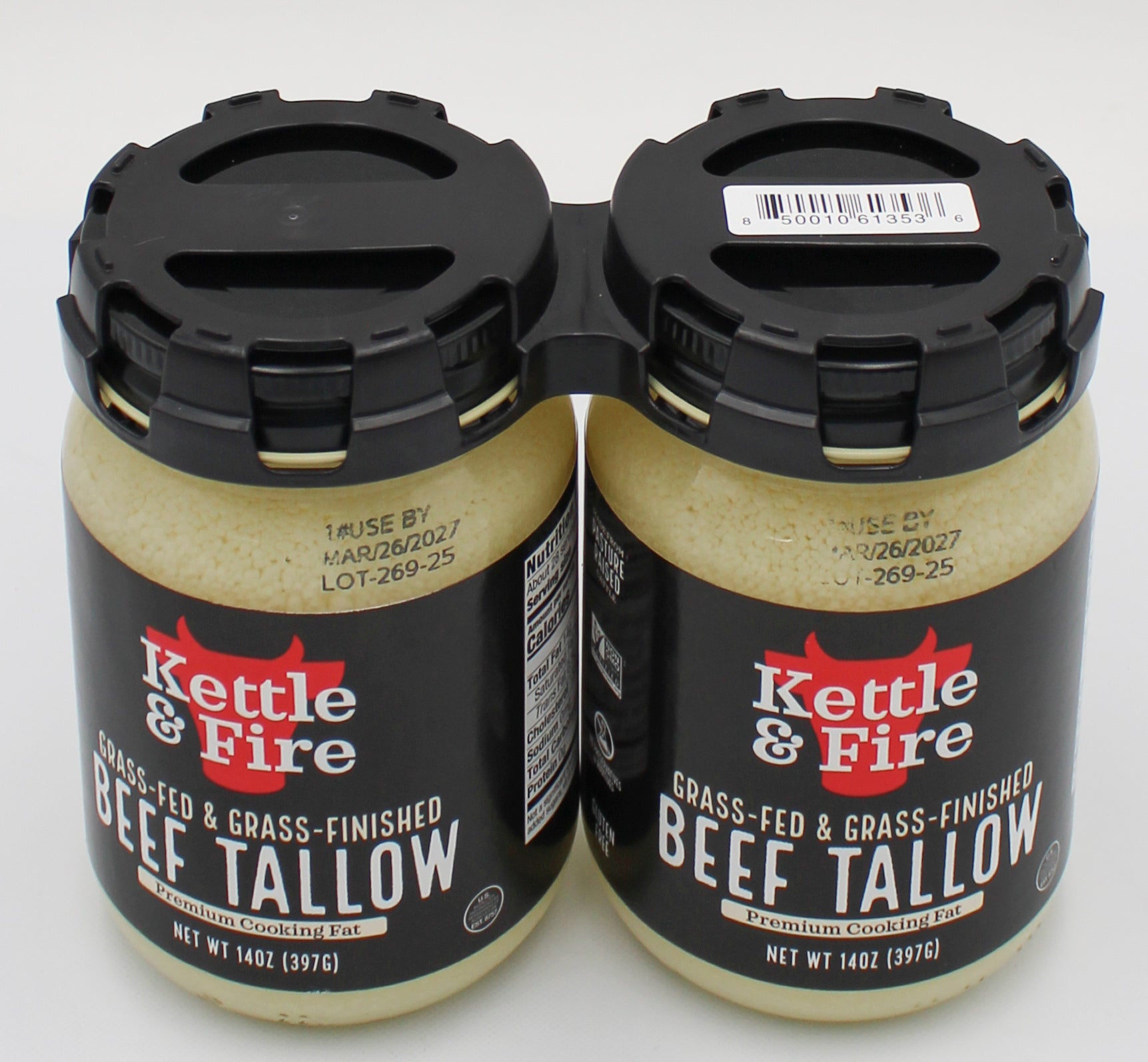 KETTLE & FIRE BEEF TALLOW 14 OZ 2 CT Total 28 oz. 03/26/27